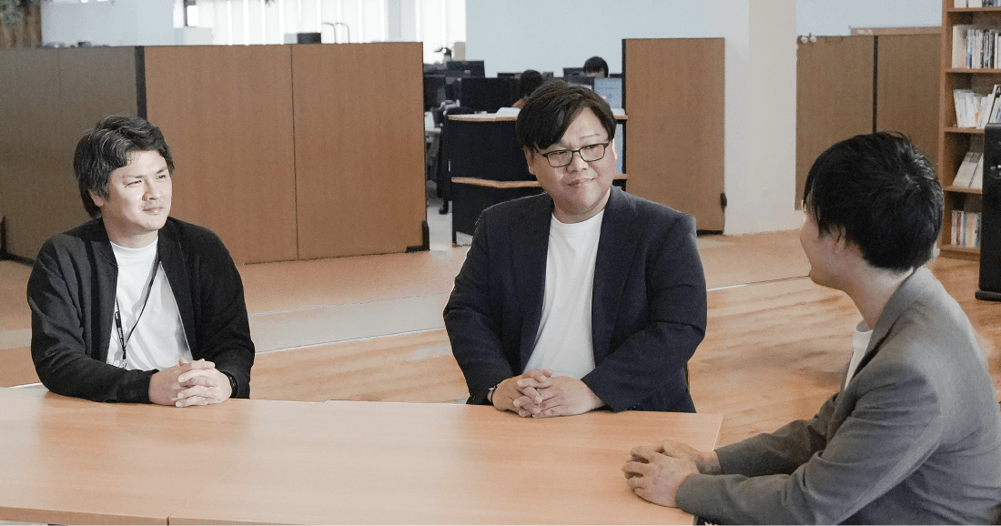 合同会社DMM.comのインタビュー風景